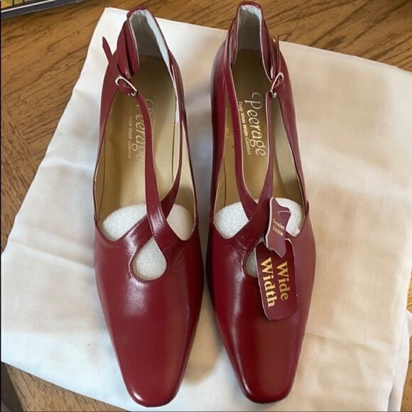 PEERAGE - COMFORTABLE LEATHER HEELS FROM PEERAGE. NEW - Picture 2 of 8